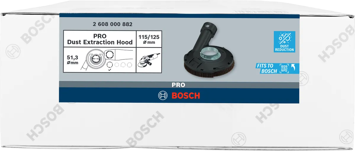 Вытяжной кожух Bosch PRO 115/125 мм.